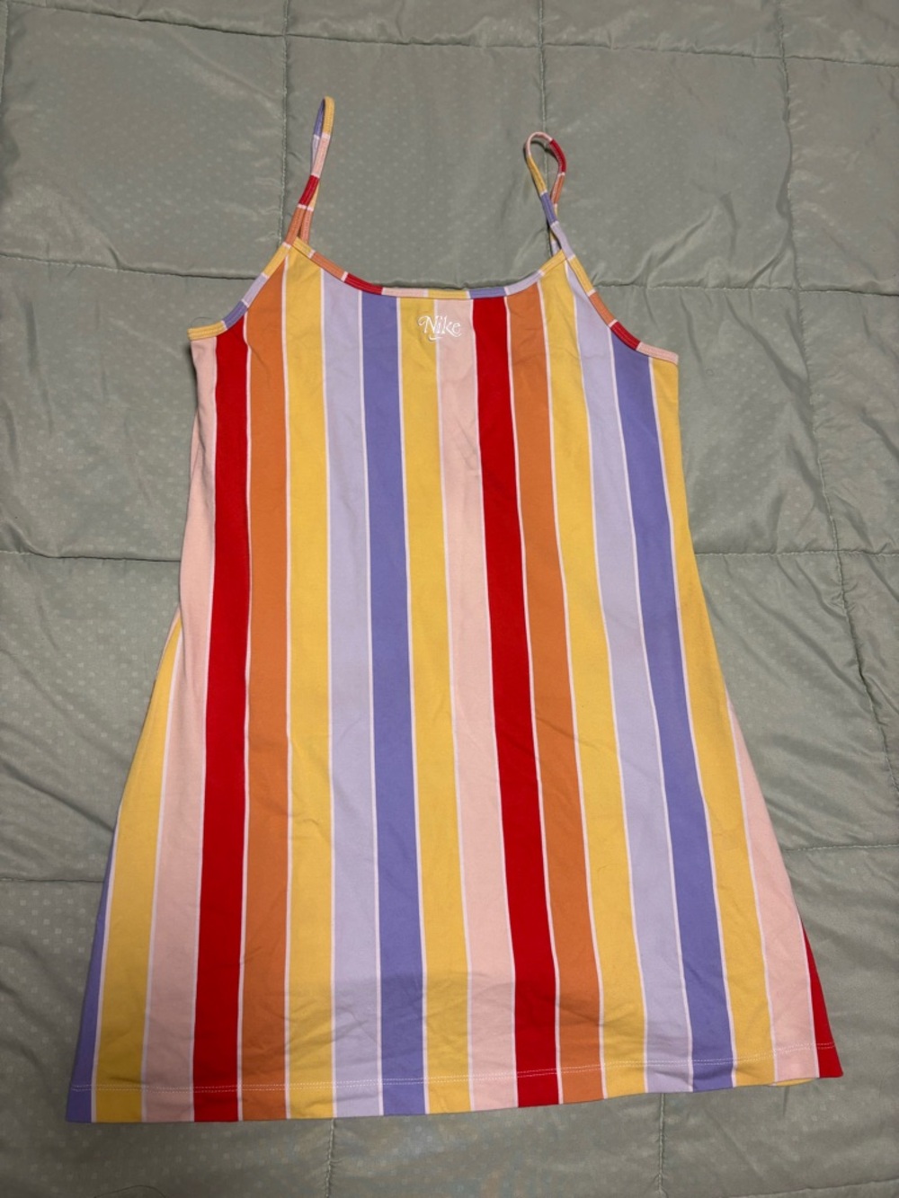 Nike Pastel Striped Tank Dress